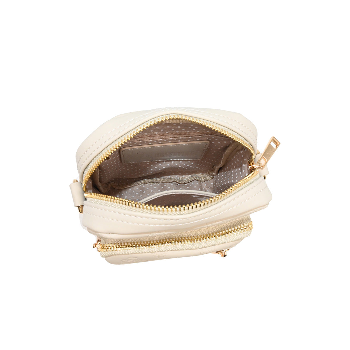 872005 Vesker, LEVI CityBag med preget mønster - beige