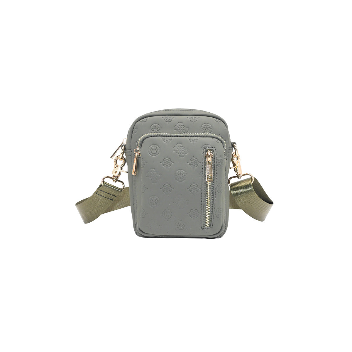 872050 Vesker, LEVI CityBag med preget mønster - olivengrønn