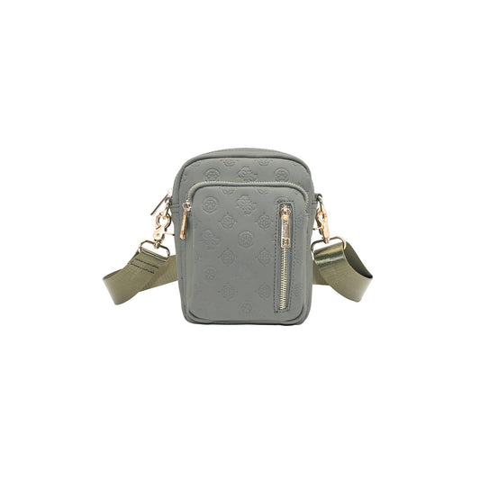 872050 Vesker, LEVI CityBag med preget mønster - olivengrønn