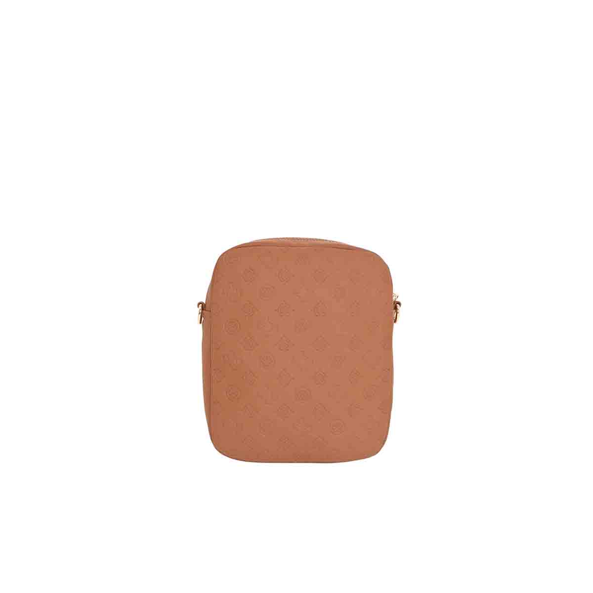 872215 Vesker, DINA Stor CityBag med preget mønster - cognac