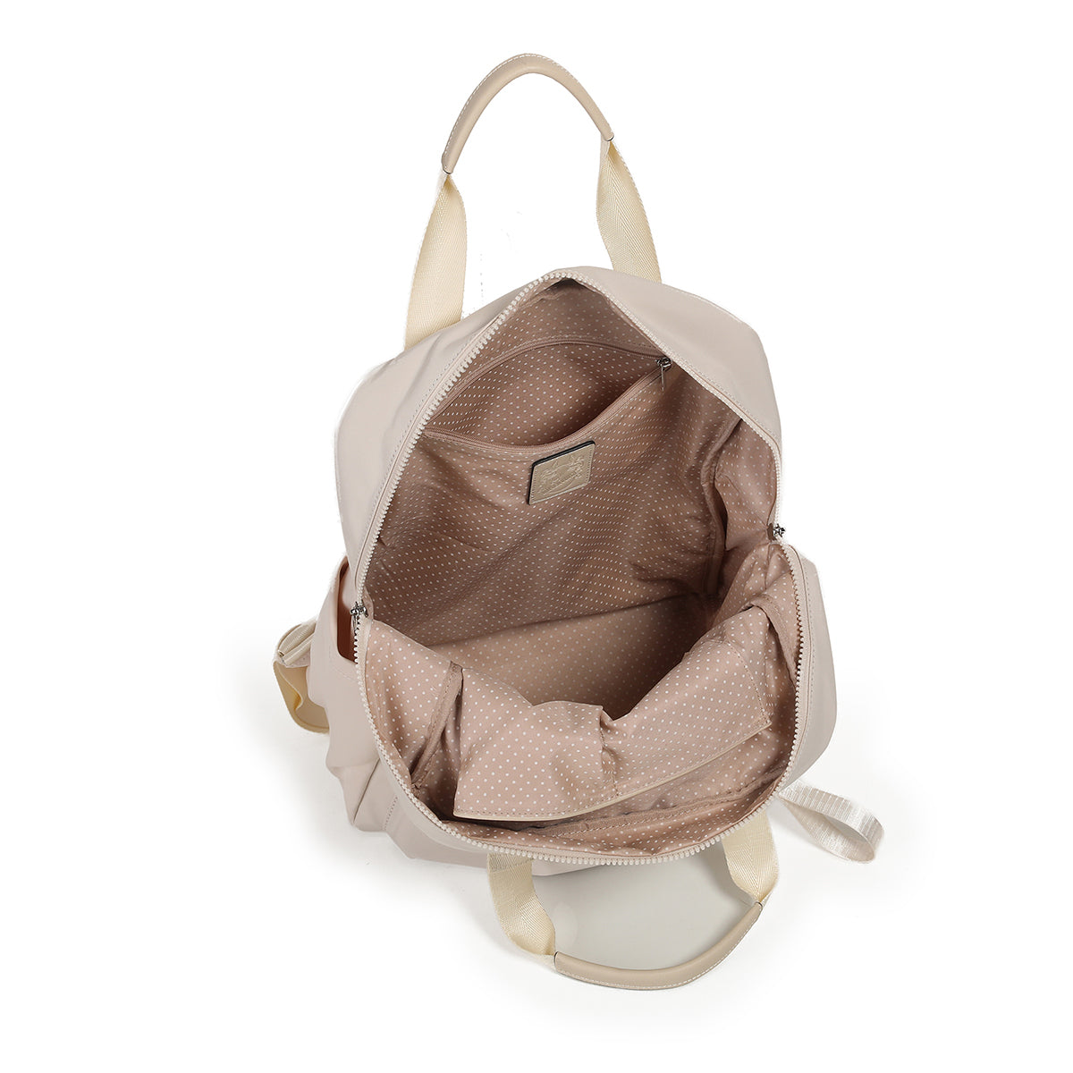 872505 Vesker, INGVILD nylon tursekk - lys beige