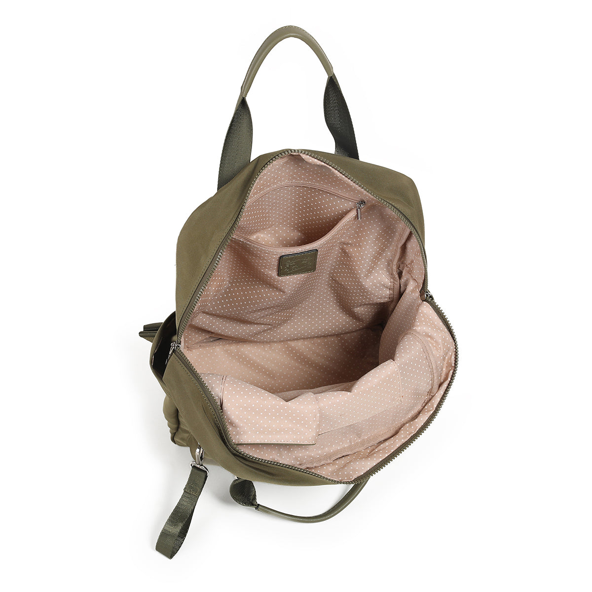 872550 Vesker, INGVILD nylon tursekk - olivengrønn