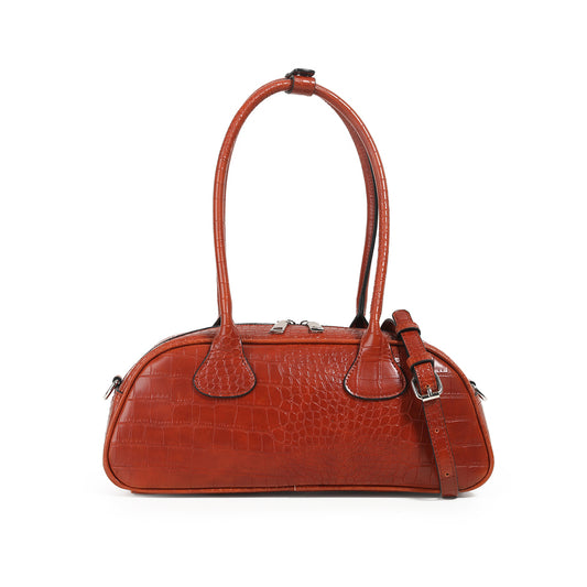 873015 Vesker, INEA lav croco clutch - cognac