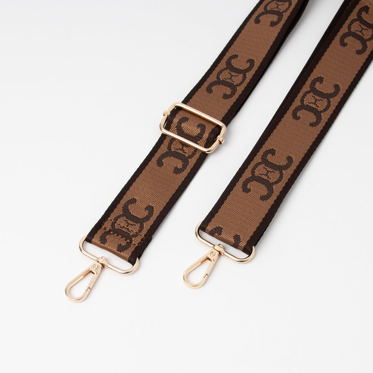 877615 Vesker, Skulderrem CC print 3,8 cm - cognac