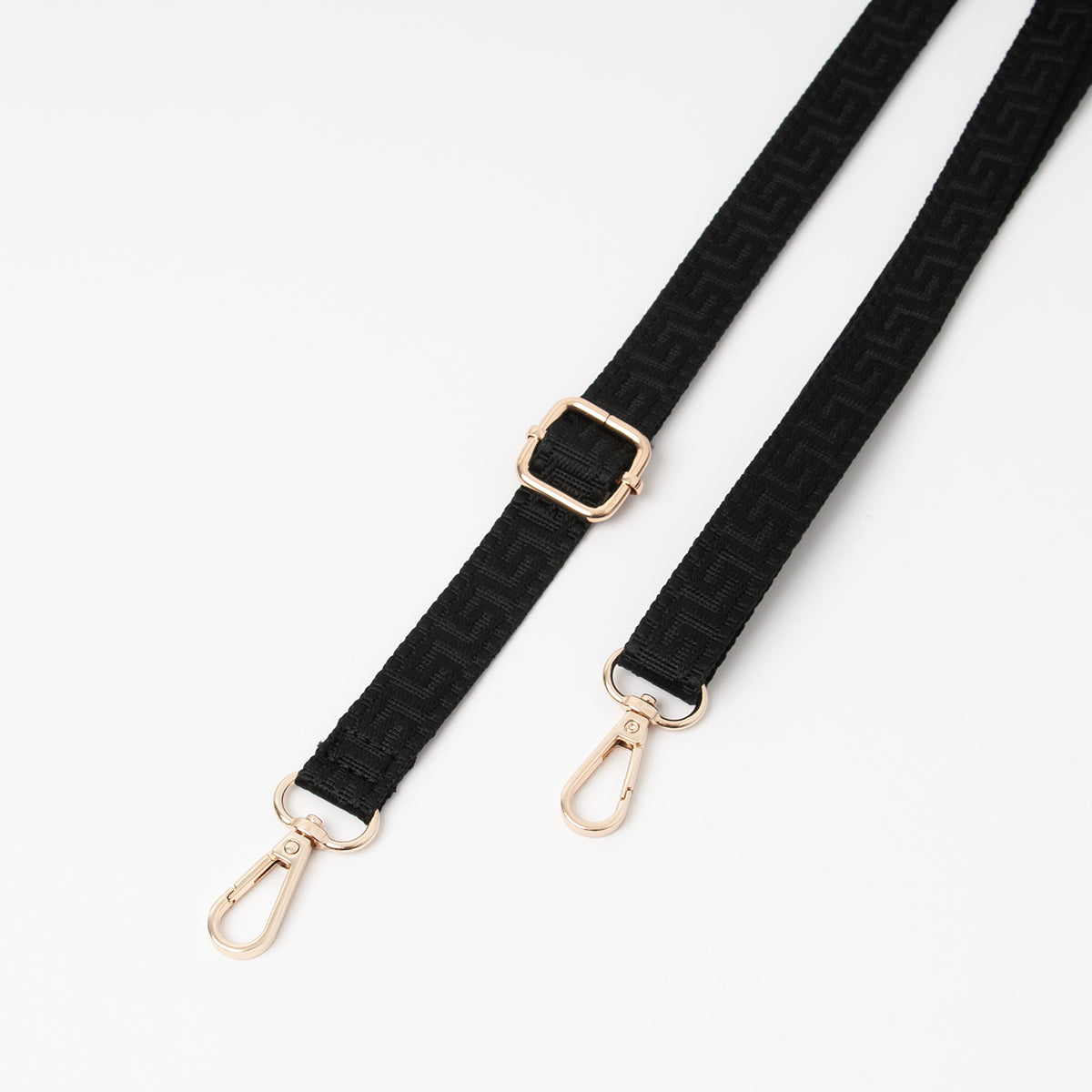 878201 Vesker, Smal skulderrem ensfarget 2 cm - svart