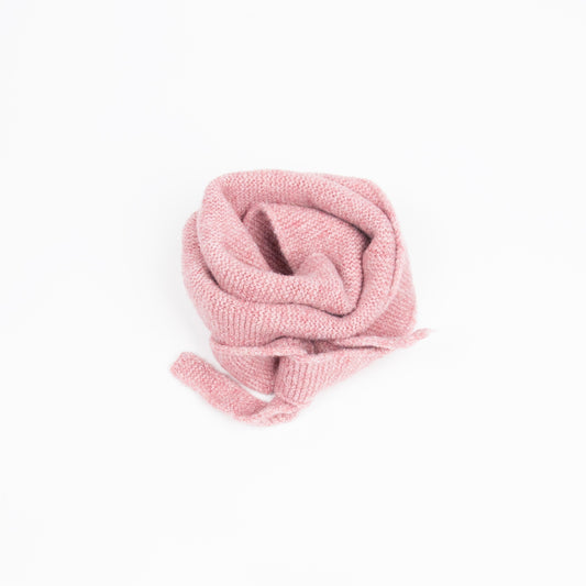 882136 Skjerf, Strikket lite SOFIE skjerf. 107 x 13 cm - rosa