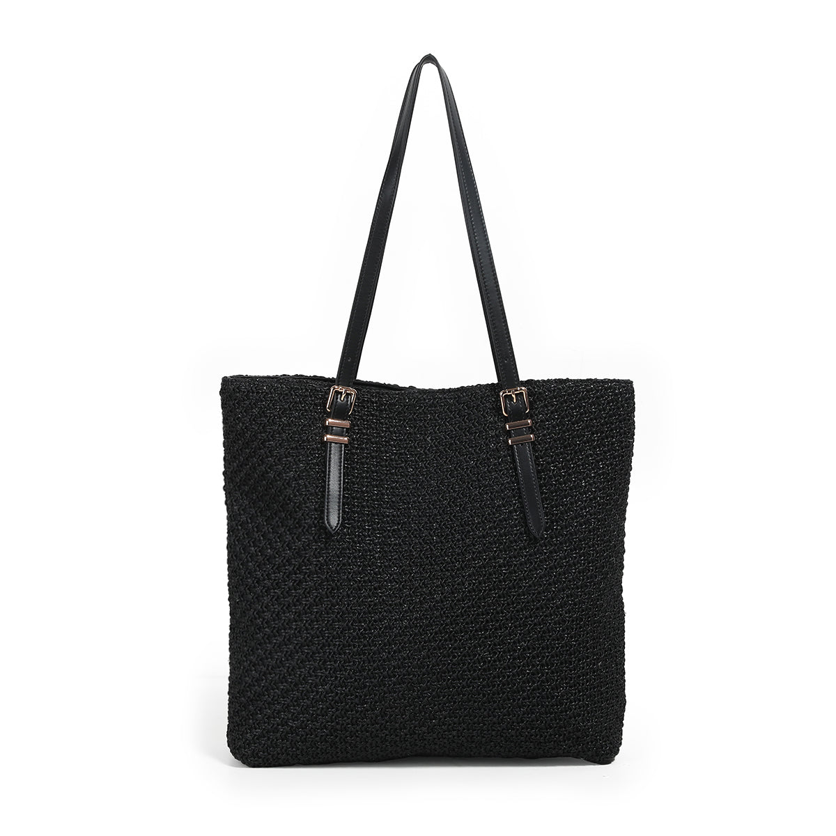 882701 Vesker, JOANNA shopper i strå- svart