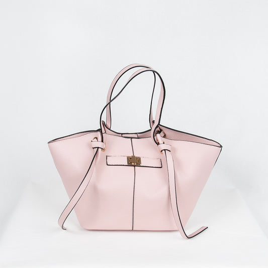 883136 Vesker, JOSEFINE shopper med frontspenne - lys rosa