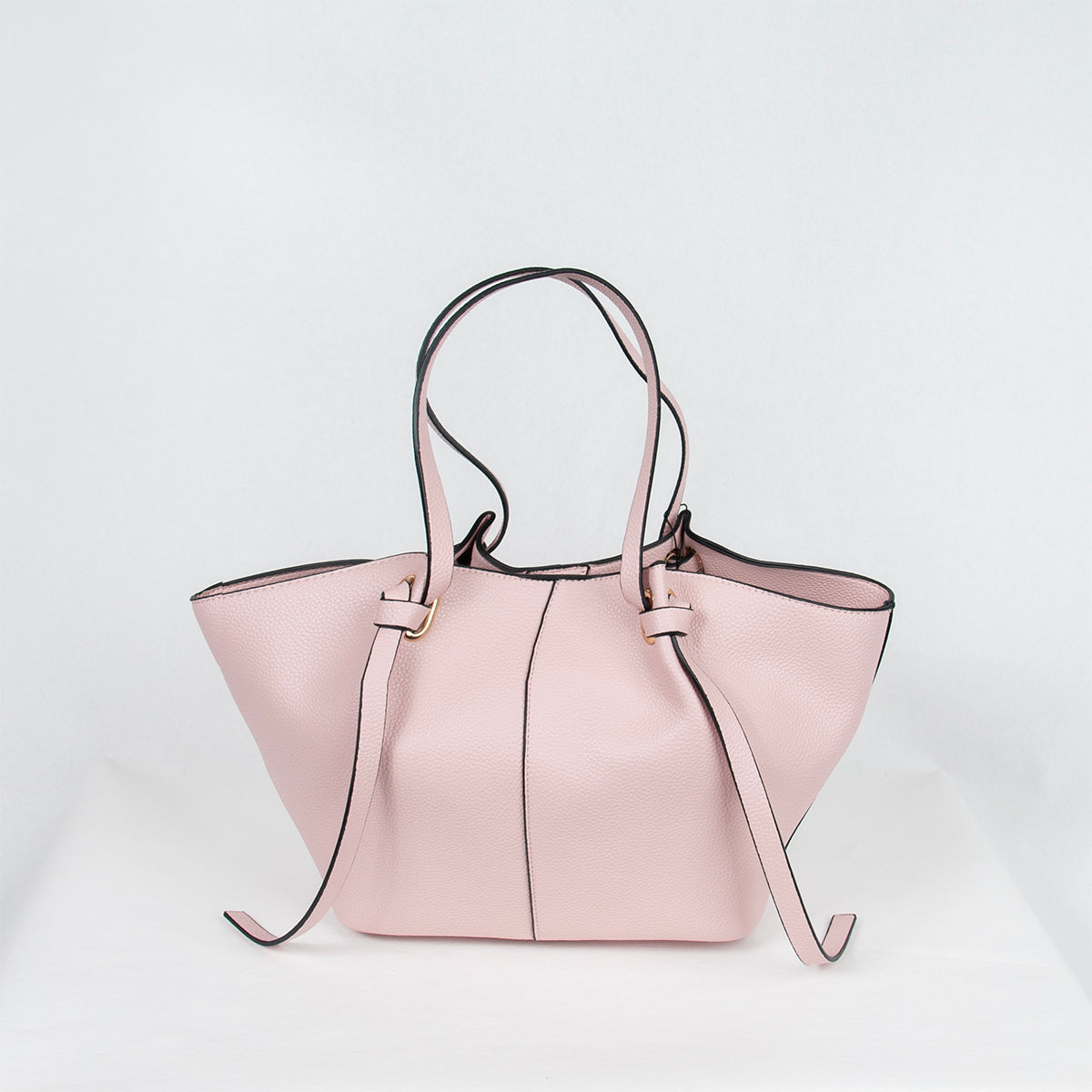 883136 Vesker, JOSEFINE shopper med frontspenne - lys rosa