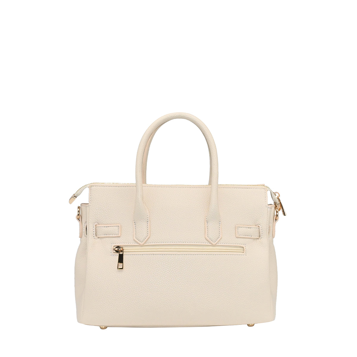 883205 Vesker, HAVANNA liten shopper med frontspenne - beige