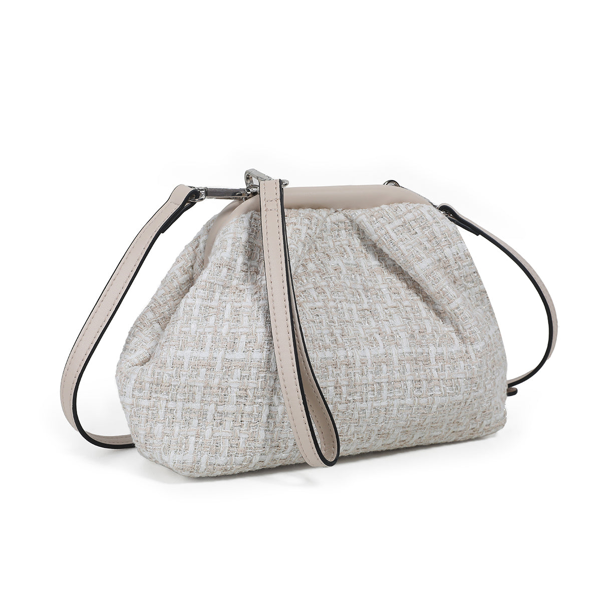 884705 Vesker, JEANETTE Jaquard bag - beige