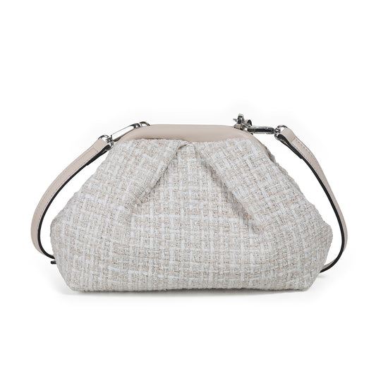 884705 Vesker, JEANETTE Jaquard bag - beige