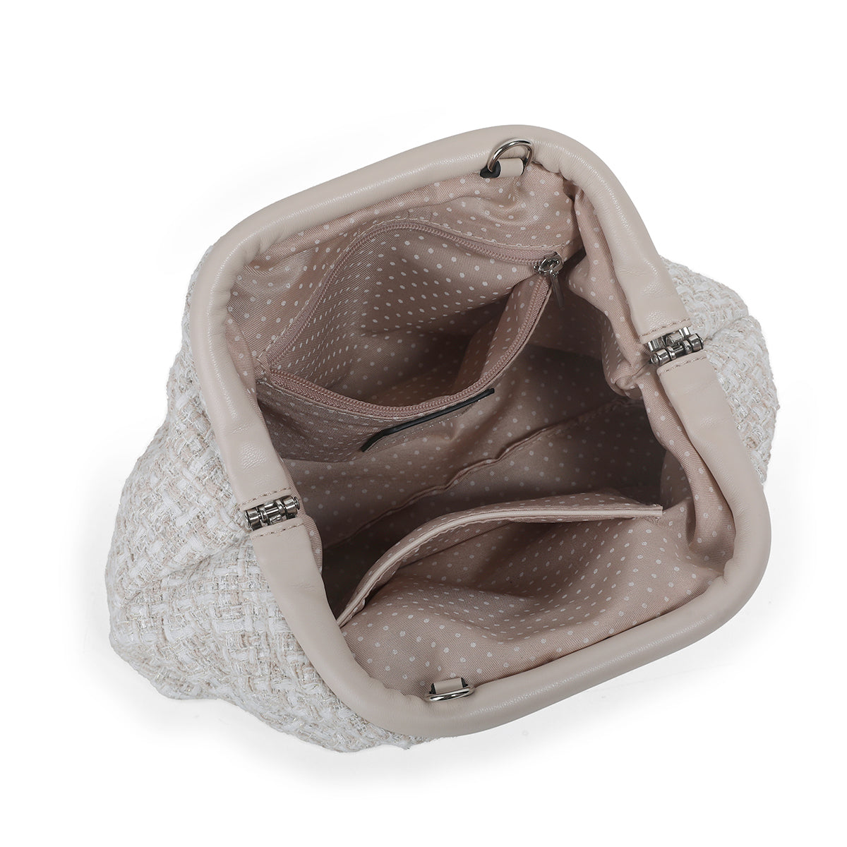 884705 Vesker, JEANETTE Jaquard bag - beige