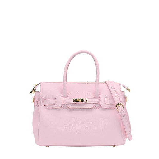 883236 Vesker, HAVANNA liten shopper med frontspenne - lys blå