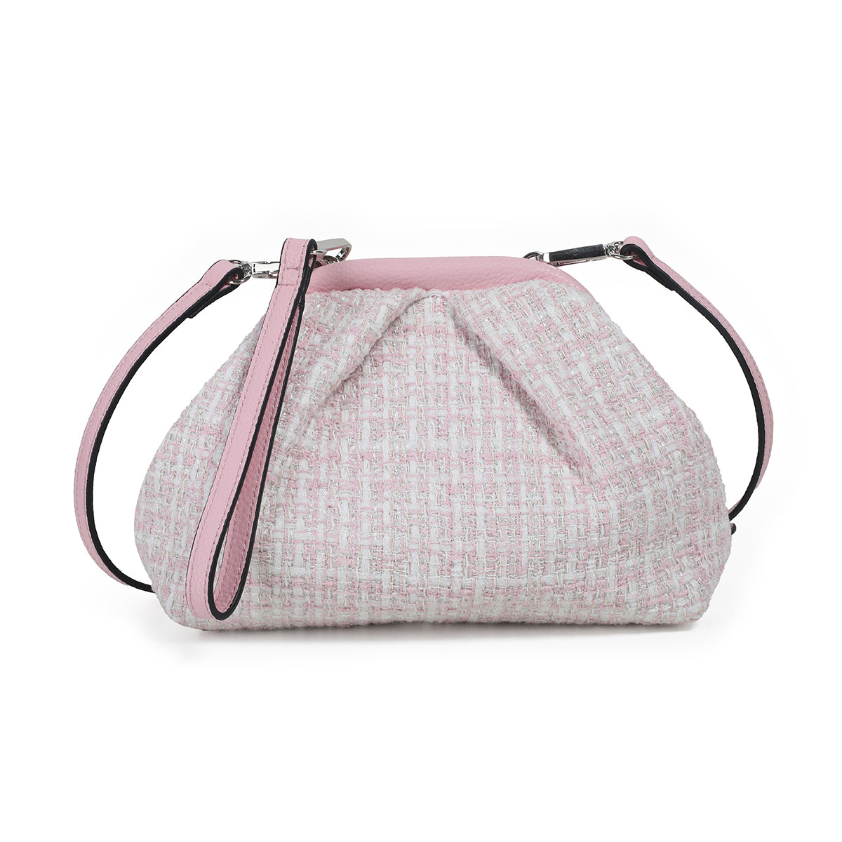 884736 Vesker, JEANETTE Jaquard bag - lys rosa