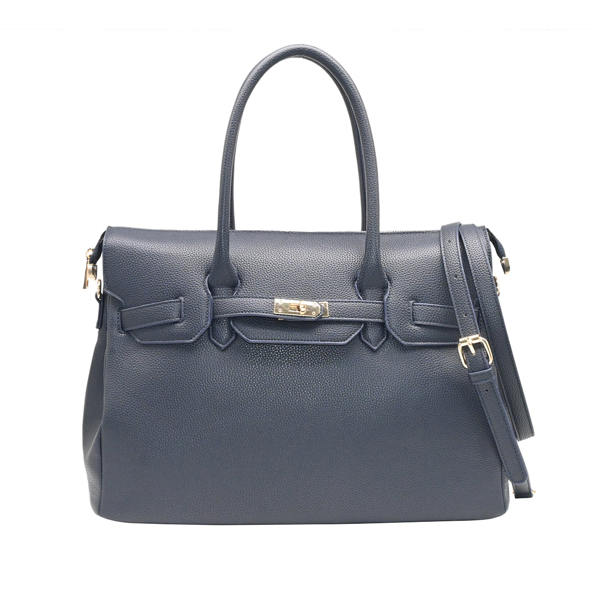 883441 Vesker, HAMPTON  shopper med frontspenne - marine