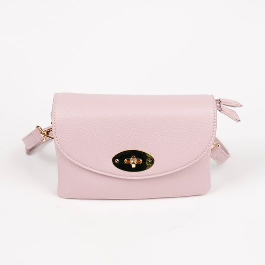 883536 Vesker,DANIELLE clutch med frontspenne - lys rosa