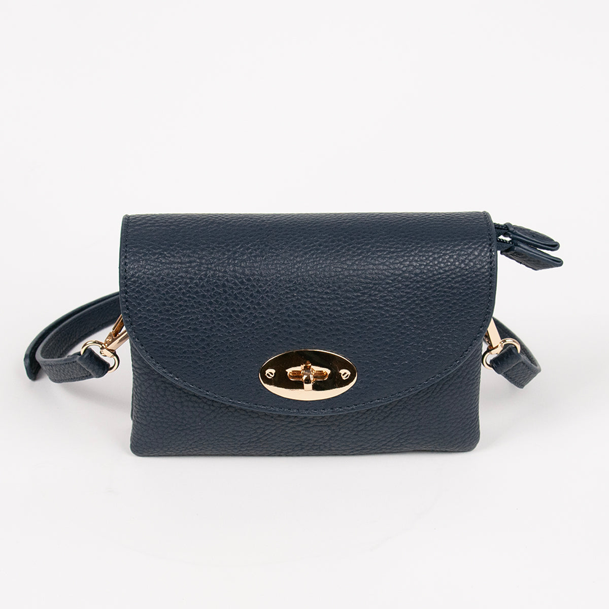 883541 Vesker,DANIELLE clutch med frontspenne - marine