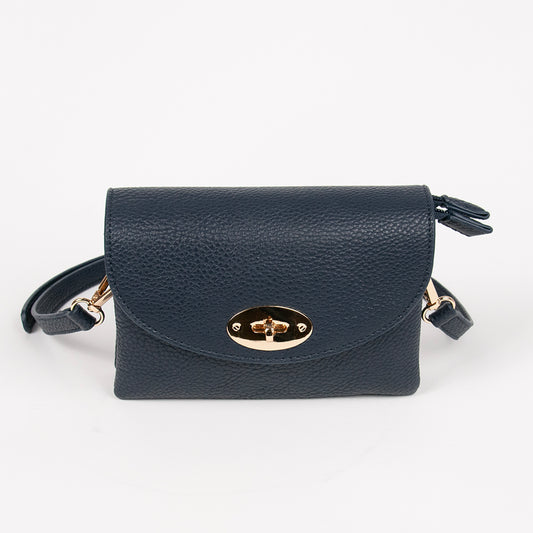 883541 Vesker,DANIELLE clutch med frontspenne - marine