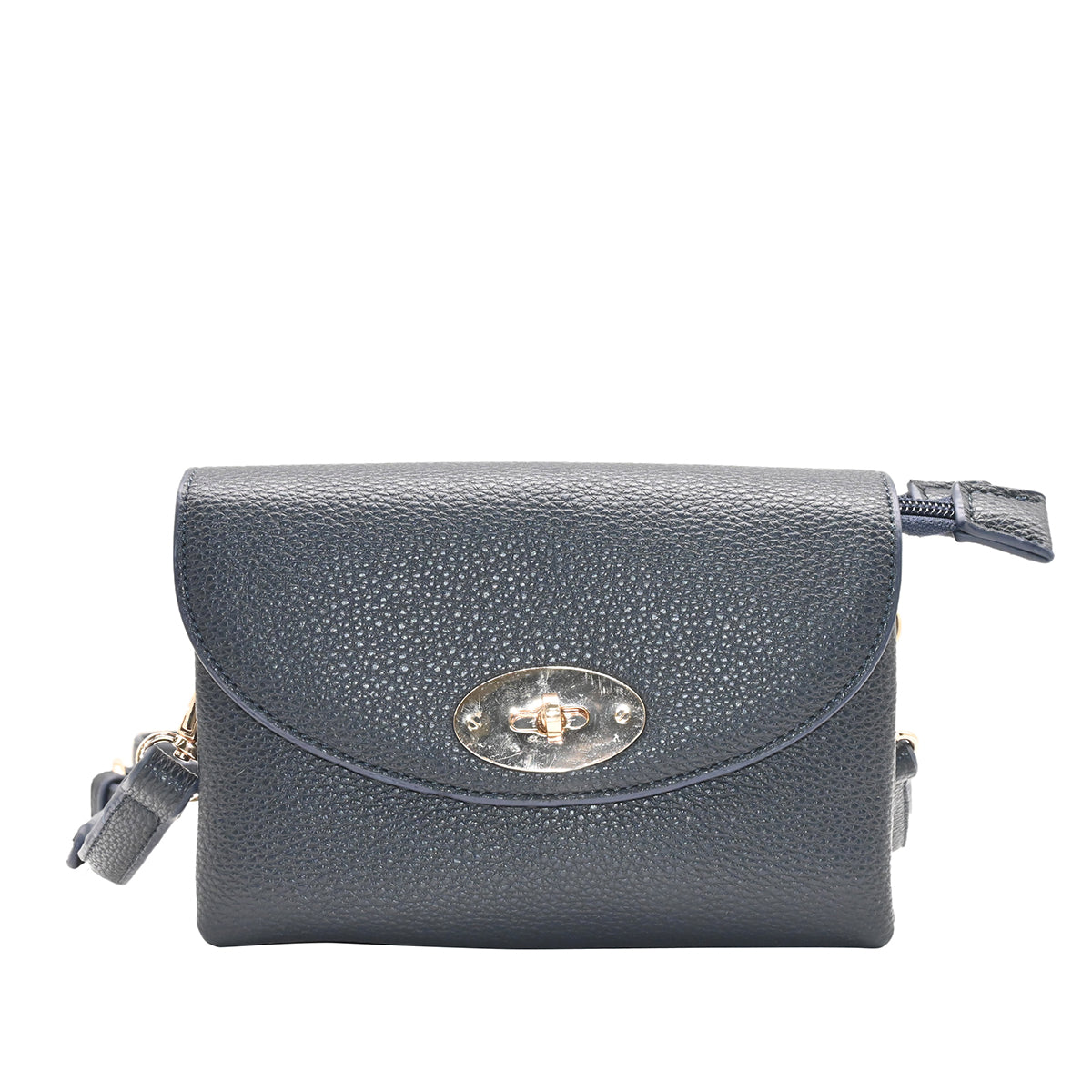883541 Vesker,DANIELLE clutch med frontspenne - marine