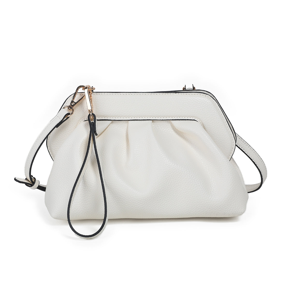 883602 Vesker, JOELLE clutch - hvit