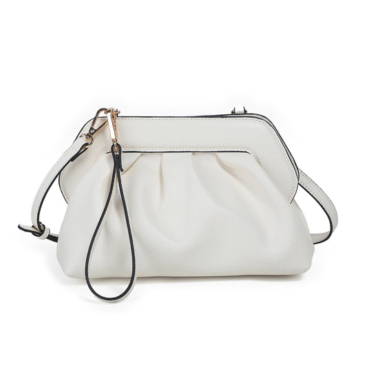 883602 Vesker, JOELLE clutch - hvit