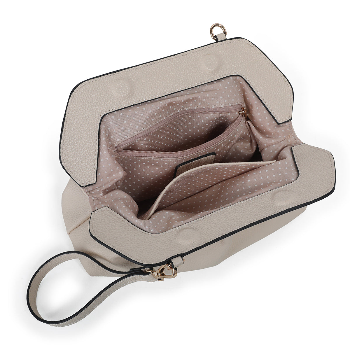 883605 Vesker, JOELLE clutch - beige
