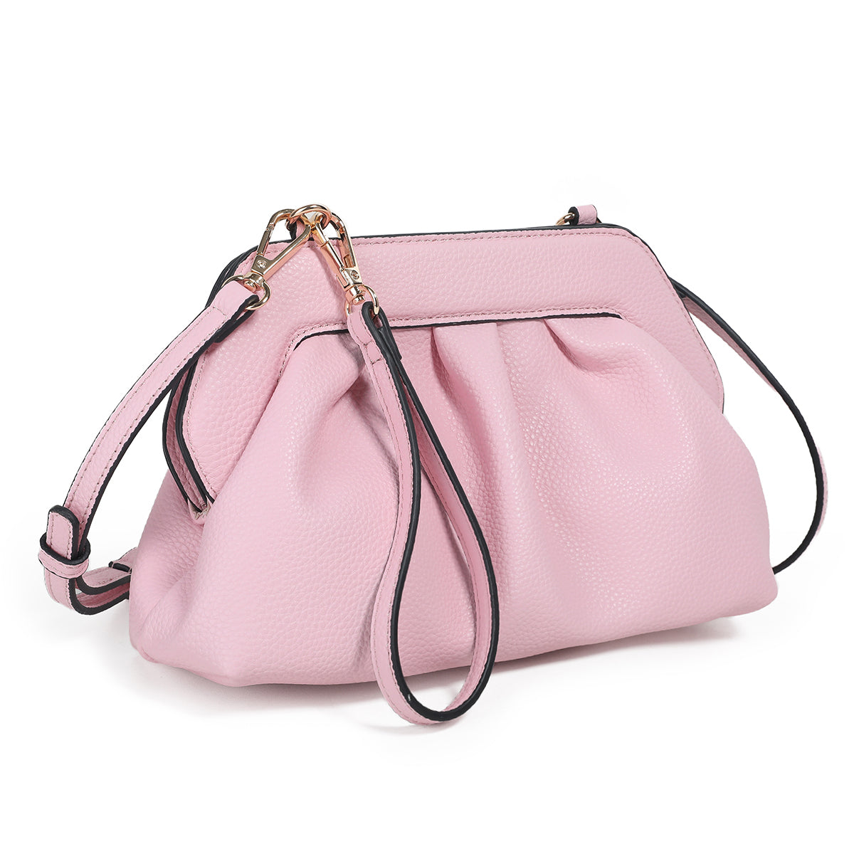 883636 Vesker, JOELLE clutch - lys rosa