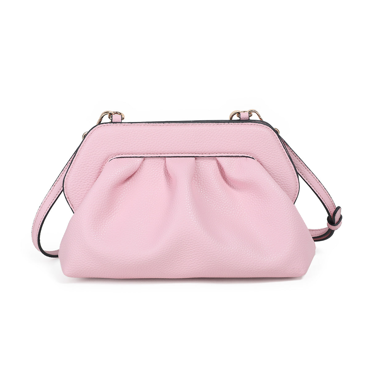 883636 Vesker, JOELLE clutch - lys rosa