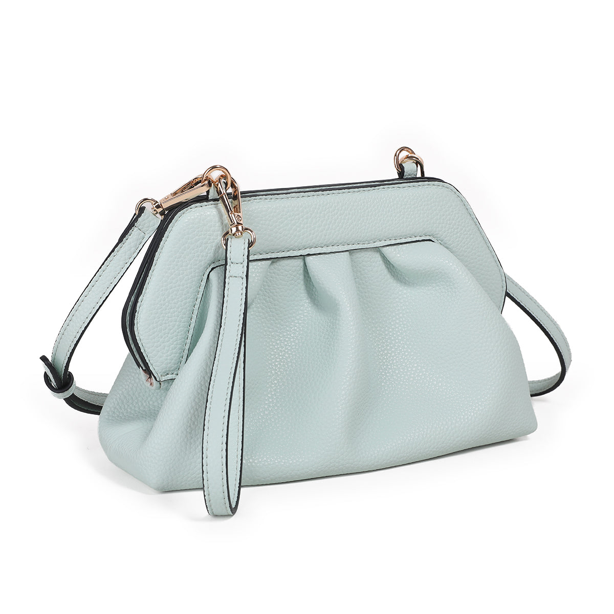 883658 Vesker, JOELLE clutch - lys grønn