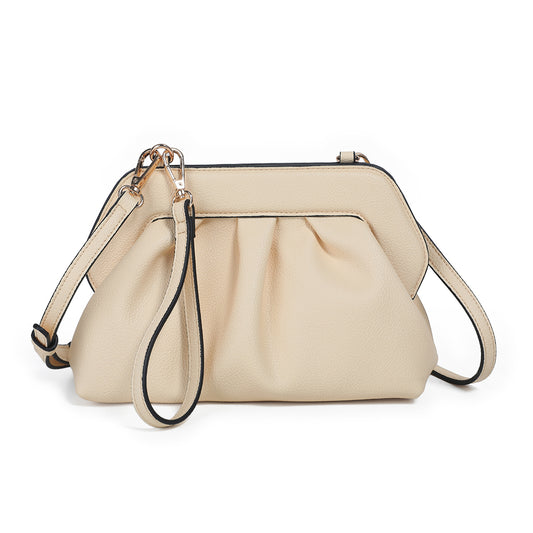 883662 Vesker, JOELLE clutch - lys gul