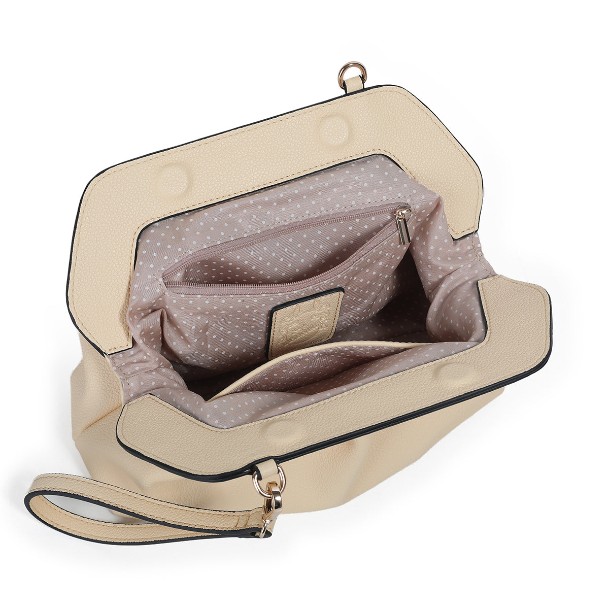 883662 Vesker, JOELLE clutch - lys gul