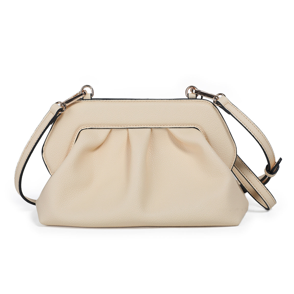 883662 Vesker, JOELLE clutch - lys gul