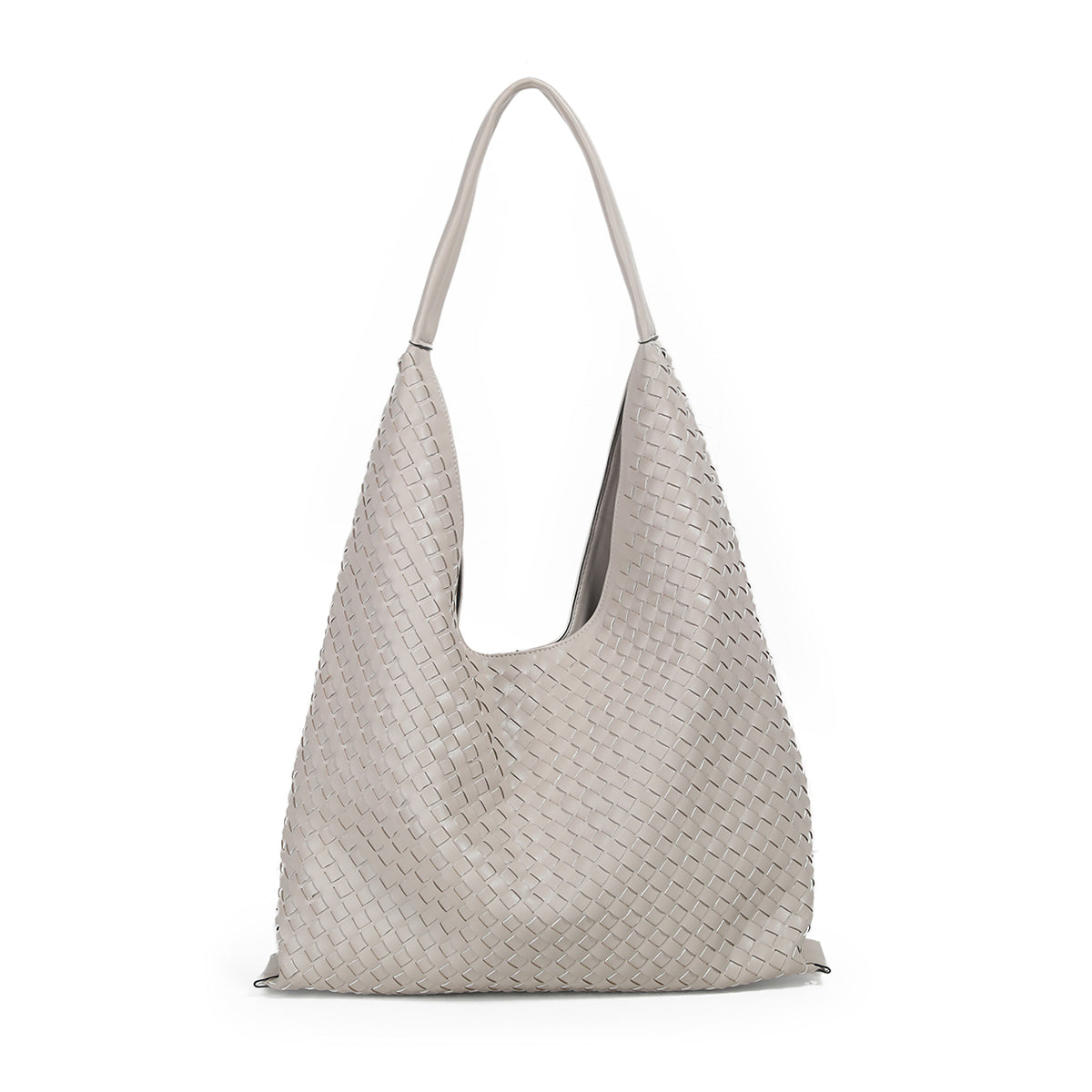 884205 Vesker, JEAN flettet shopper - beige