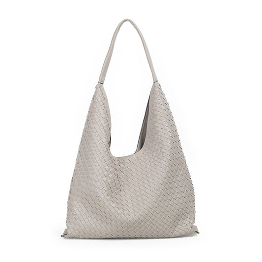 884205 Vesker, JEAN flettet shopper - beige