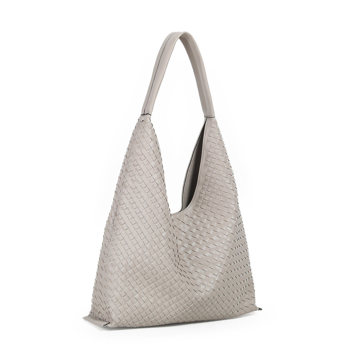 884205 Vesker, JEAN flettet shopper - beige