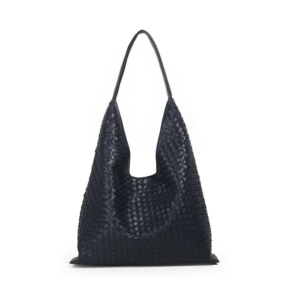 884241 Vesker, JEAN flettet shopper - marine