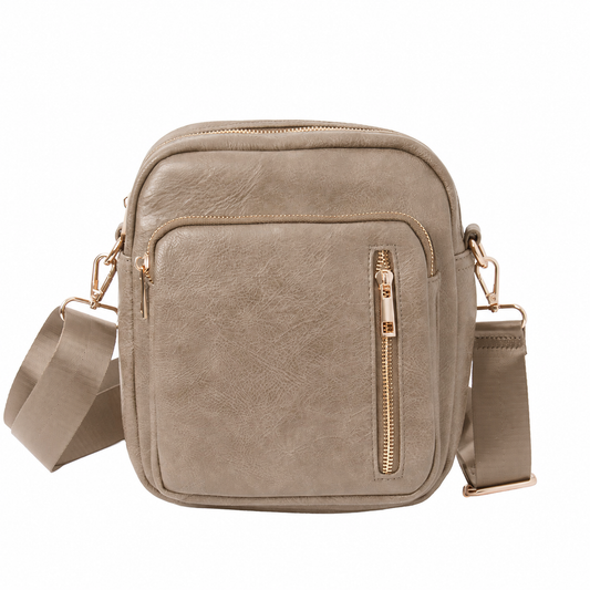 884507 Vesker, DINA stor Citybag - mørk beige