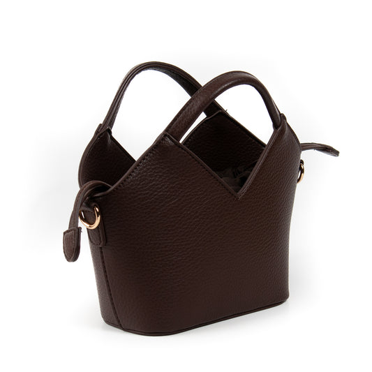 884611 Vesker, JANA liten shopper - mørk brun