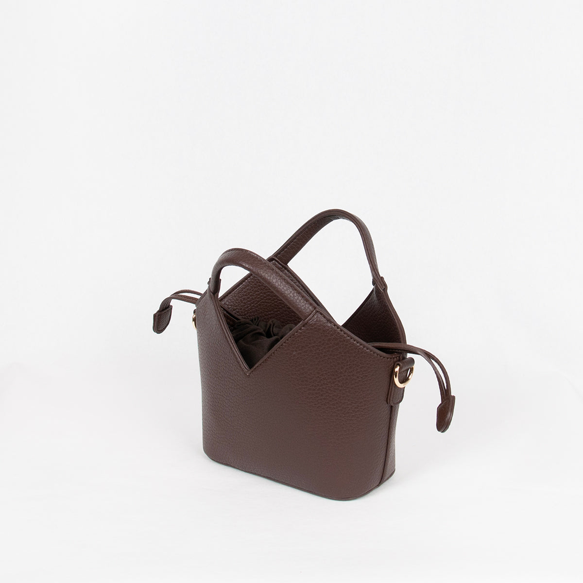 884611 Vesker, JANA liten shopper - mørk brun