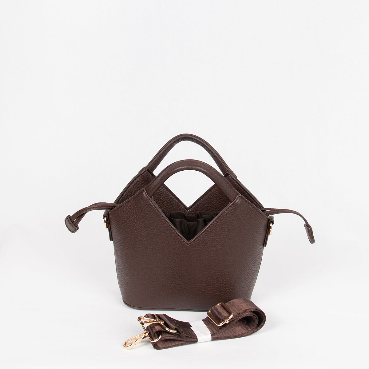 884611 Vesker, JANA liten shopper - mørk brun