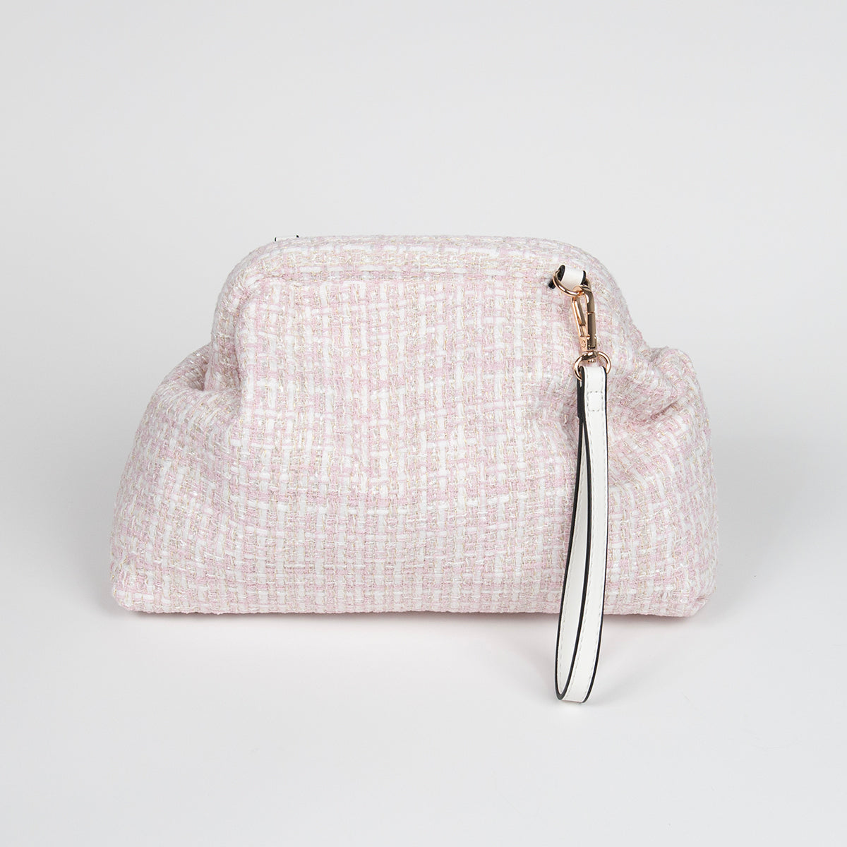884736 Vesker, JEANETTE Jaquard bag - lys rosa