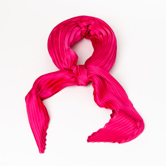 892732  Skjerf, Lite skjerf plizze - pink