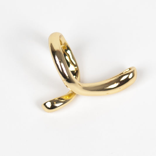 894162 Skjerf , Skjerf ring loop - gull