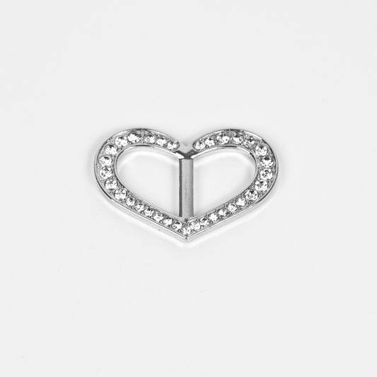 894786 Skjerf , Skjerf hjerte ring - sølv
