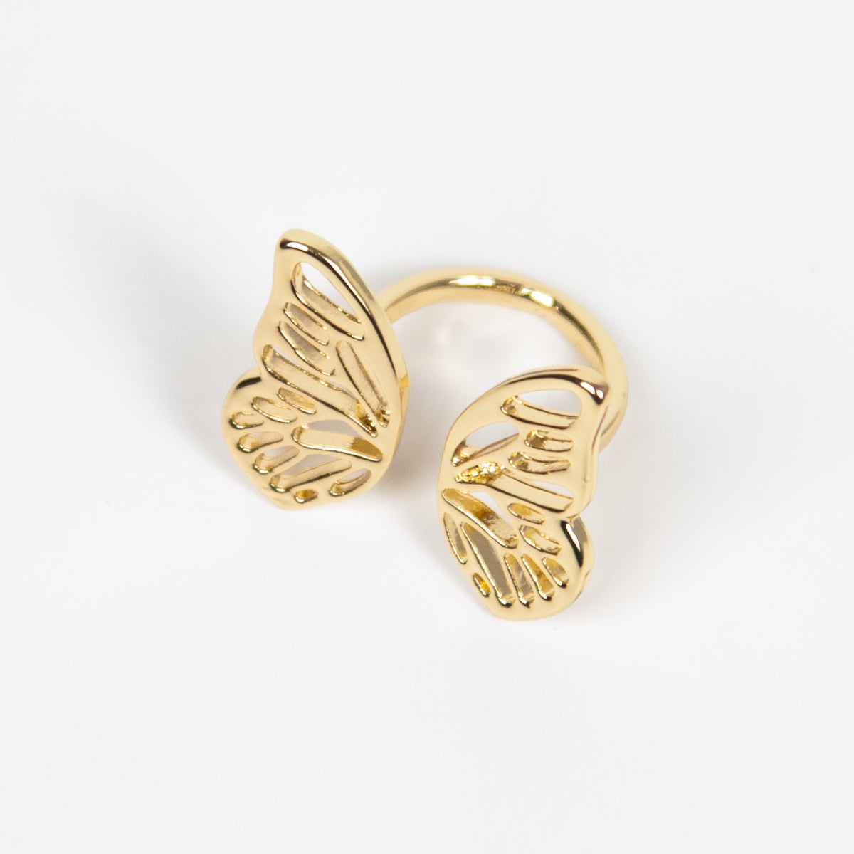 894962 Skjerf , Skjerf ring sommerfugl - gull