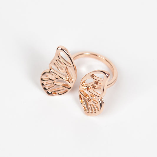 894968 Skjerf , Skjerf ring sommerfugl - rosegull