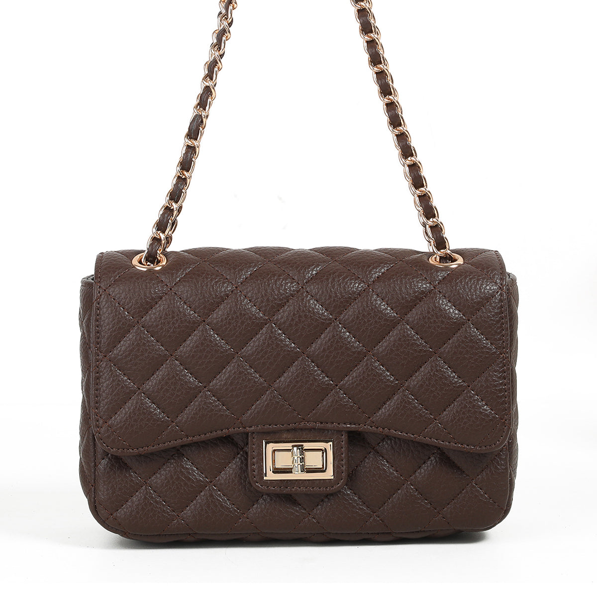 896011 Veske DAISY clutch  -mørk brun
