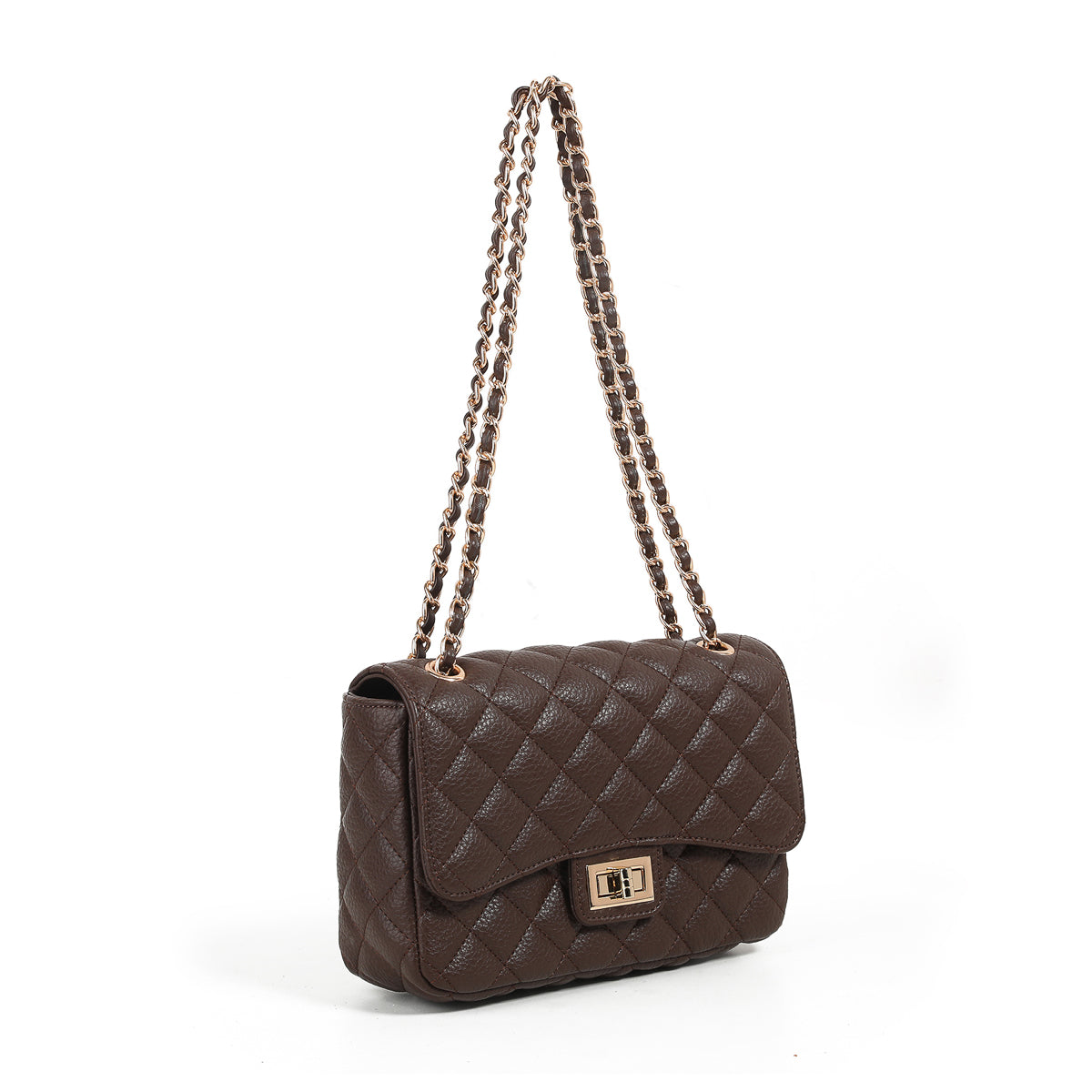 896011 Veske DAISY clutch  -mørk brun