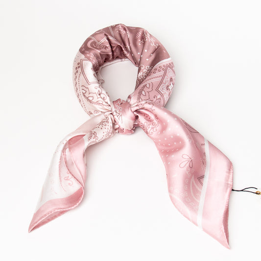 896036  Skjerf, Lite skjerf mønstermix - rosa